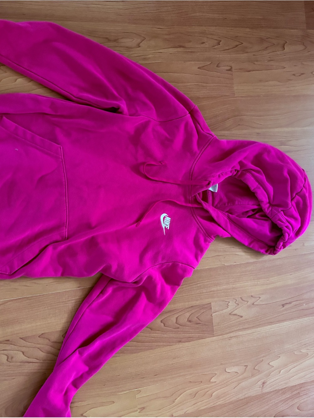Nike Hot Pink Hooded Sweatshirt